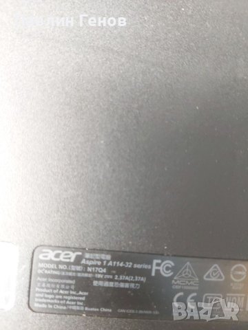 Отлично работеща дънна платка за лаптоп Acer Aspire 1 N17Q4, снимка 6 - Дънни платки - 41405893