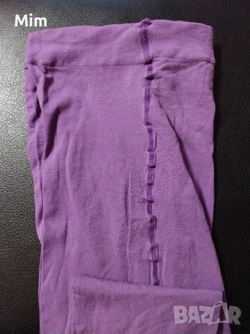 2XL/3XL 150 ден Дамски плътен клин/ чорапогащник/ в лилаво , снимка 2 - Клинове - 53294948