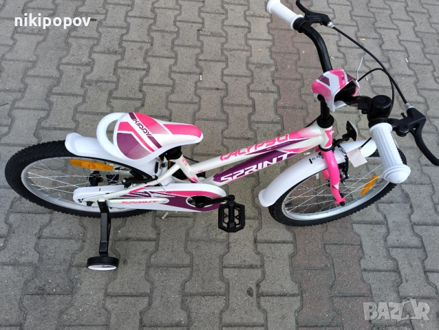 SPRINT Велосипед 20" ALICE бял, снимка 3 - Велосипеди - 53773044