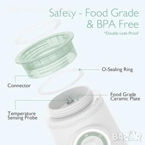 Нов Мобилен нагревател за бебешко мляко Momcozy - бързо загряване, снимка 2 - Други - 47371665