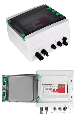 Taxnele HA PV DC Combiner Box 600V – 1 вход / 1 изход, IP65, снимка 14 - Друга електроника - 55965854