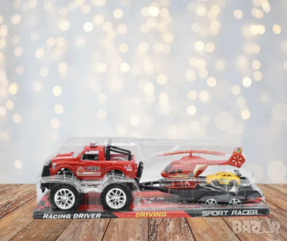 Джип с хеликоптер, снимка 1