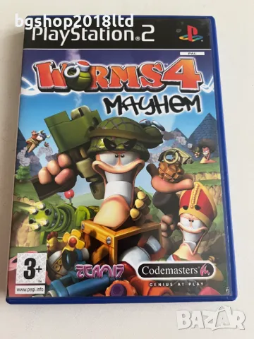 Worms 4 Mayhem за PS2, снимка 1 - Игри за PlayStation - 48456271