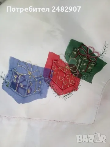 Луксозна малка Коледна покривка , снимка 9 - Покривки за маси - 48248453