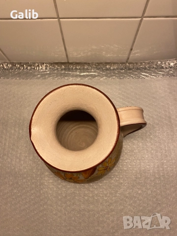 Красива ръчно рисувана ваза за цветя, снимка 5 - Декорация за дома - 52796065