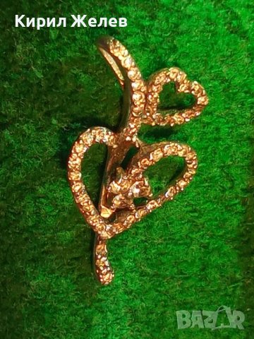 НЕЖЕН СКЪПОЦЕНЕН СРЕБЪРЕН АРТ МЕДАЛЬОН СРЕБРО 925 ИТАЛИЯ с БЯЛА ПОЗЛАТА и ИСКРЯЩИ ЦИРКОНИ 38229, снимка 3 - Колиета, медальони, синджири - 40950052