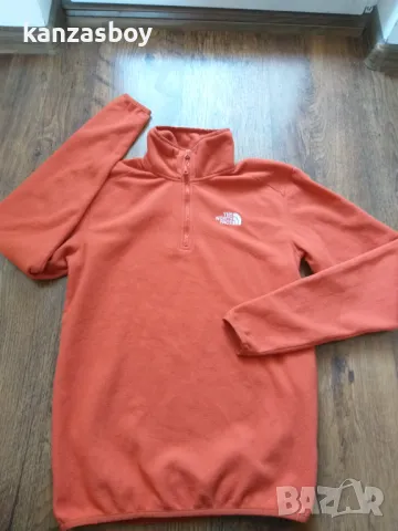 THE NORTH FACE -M 100 GLACIER 1/4 ZP - страхотен мъжки полар КАТО НОВ ХС, снимка 5 - Блузи - 48853902