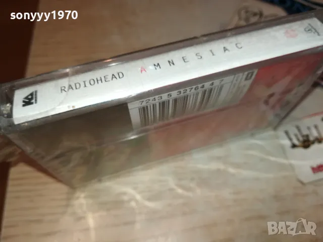 RADIOHEAD AMNESIAC-ORIGINAL TAPE 1311241212, снимка 14 - Аудио касети - 47951919