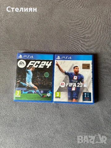 Здравейте, продавам две игри на FIFA за PlayStation 4