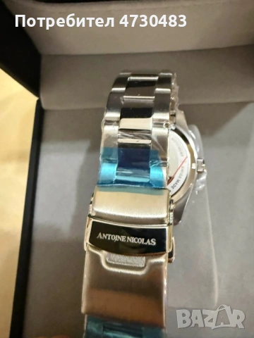 Часовник ANTOINE NICOLAS 1986 BERNA Швейцарски атомататичен SWISS MADE, снимка 7 - Мъжки - 53387556