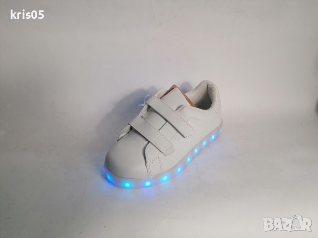 Детски светещи кецове с USB ЗАРЯДНО ., снимка 3 - Детски маратонки - 40012655