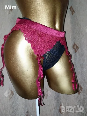 М Дантелен колан с жартиери за чорапи , снимка 3 - Бельо - 48083866