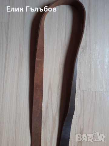 Ремък (портурей) за военен колан, ест.кожа неизползван, снимка 5 - Антикварни и старинни предмети - 53139323