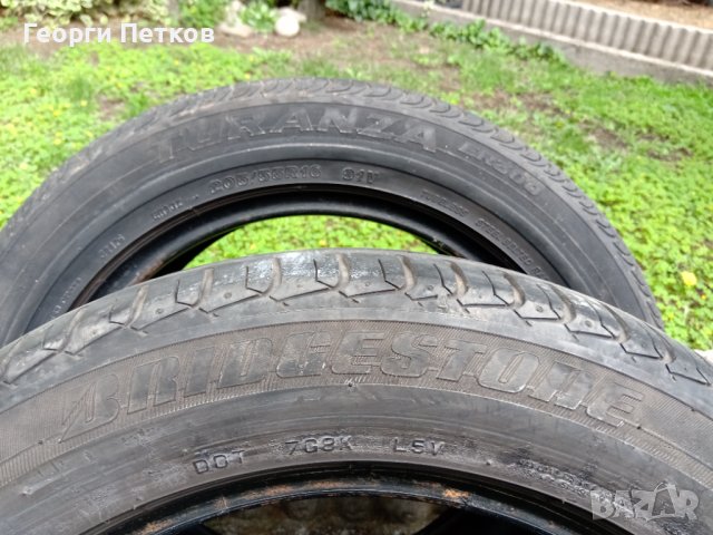 Летни гуми Bridgestone Turanza-2бр., снимка 1 - Гуми и джанти - 41317015