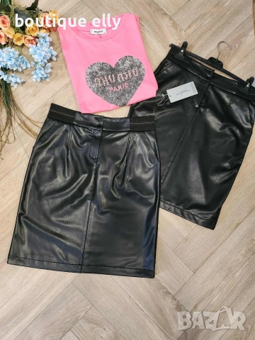 дамска кожена пола