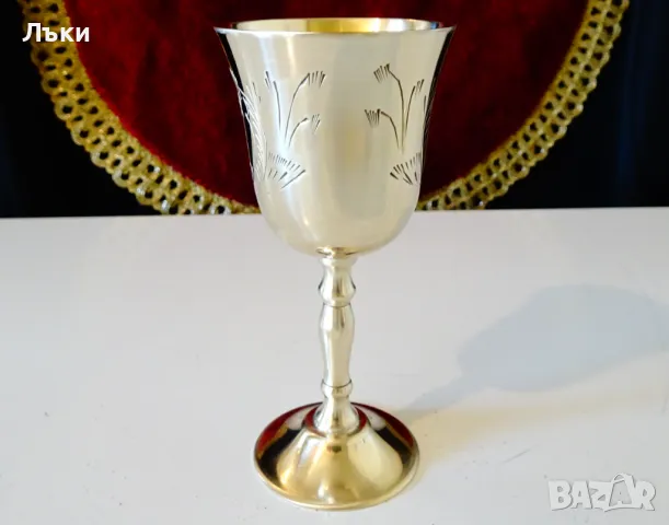 Английски бронзови чаши,барокови орнаменти. , снимка 7 - Антикварни и старинни предмети - 48295110