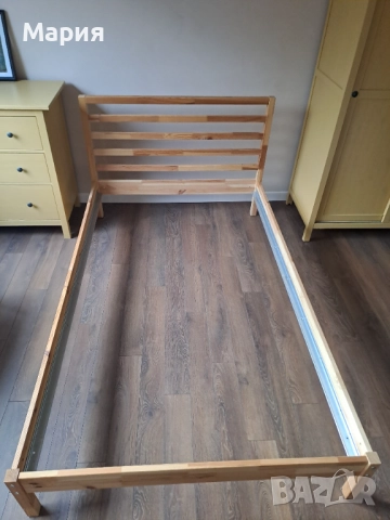 Рамка за легло TARVA от Икеа за матрак 120 / 200 см., снимка 7 - Гардероби - 50653171