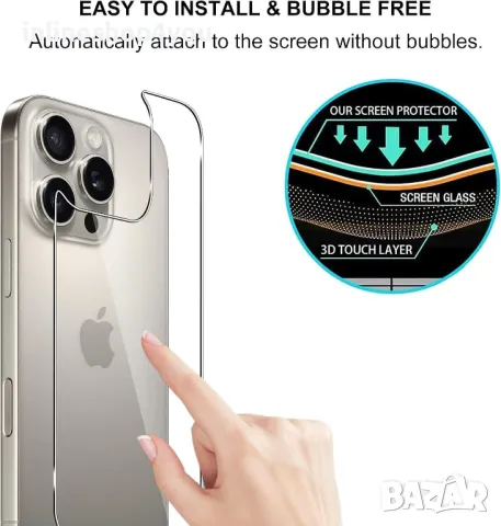Стъклен Протектор за Гръб за Apple iPhone 16 Pro