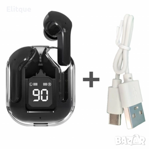 Безжични Bluetooth слушалки с LED дисплей и вграден микрофон, снимка 10 - Друга електроника - 52606768