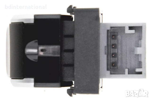 8K0959855B Бутон ключ за ел.стъкла, Audi, A6 C7, A7 4G, A8 D4, Q3 8U, Хром, 4 ПИН, снимка 3 - Части - 53751752