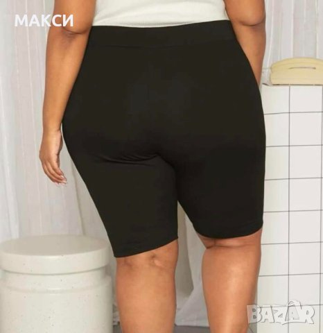 Черен рипсен еластичен макси клин над коляното с ластична талия - код 80, снимка 2 - Клинове - 40620063