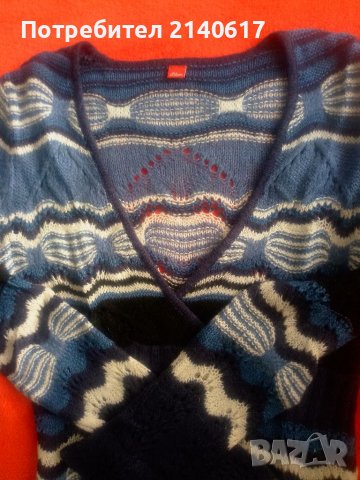 Ажурен пуловер s.Oliver,N:M/L, снимка 2 - Блузи с дълъг ръкав и пуловери - 39791907