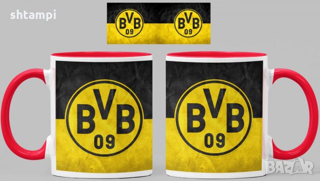 Чаша Борусия Дортмунд Borussia Dortmund Керамична, снимка 5 - Фен артикули - 34783898