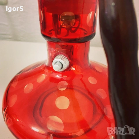 Ръчно изработена лампа, снимка 5 - Настолни лампи - 53326639