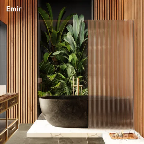 Душ параван  - флейта 90 см, снимка 2 - Душ кабини и вани - 49686090