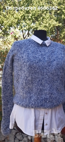 ръчно изплетен пуловер , снимка 8 - Жилетки - 51855461