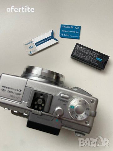 ✅ Sony 🔝 Cyber-Shot DSC-V1 , снимка 7 - Фотоапарати - 44249030