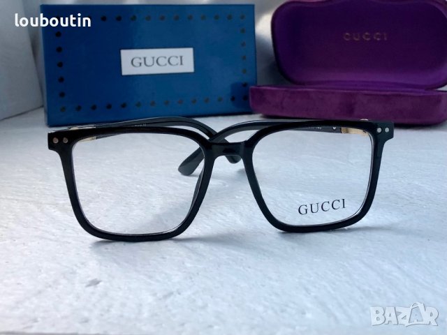 Gucci диоптрични рамки.прозрачни слънчеви,очила за компютър, снимка 4 - Слънчеви и диоптрични очила - 41839769