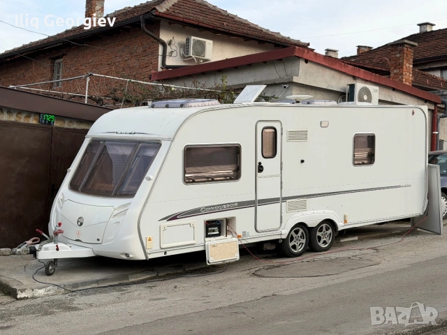 Каравана Swift Conqueror-Френска Спалня/Голям хладилник/Душ кабина/Солар/Mover/Форселт/Като нова