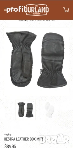 Hestra 8 кожени ръкавици/лапи, снимка 2 - Ръкавици - 53443879