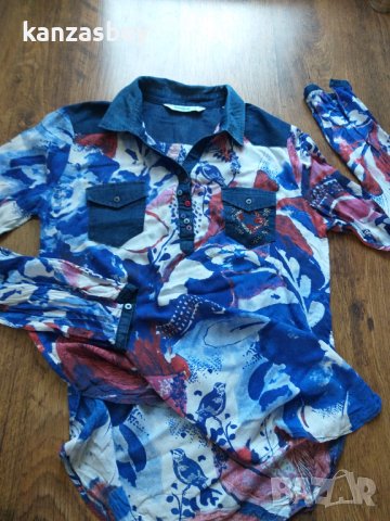 Desigual  Shirt - страхотна дамска риза КАТО НОВА, снимка 8 - Ризи - 40900714