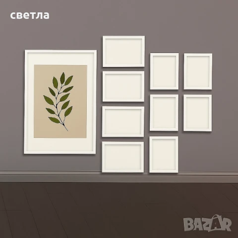 Комплект рамки за снимки в различни размери, снимка 1