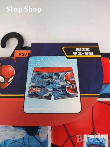 Бански Spiderman детски 92-98см, снимка 4 - Детско бельо и бански  - 41065610
