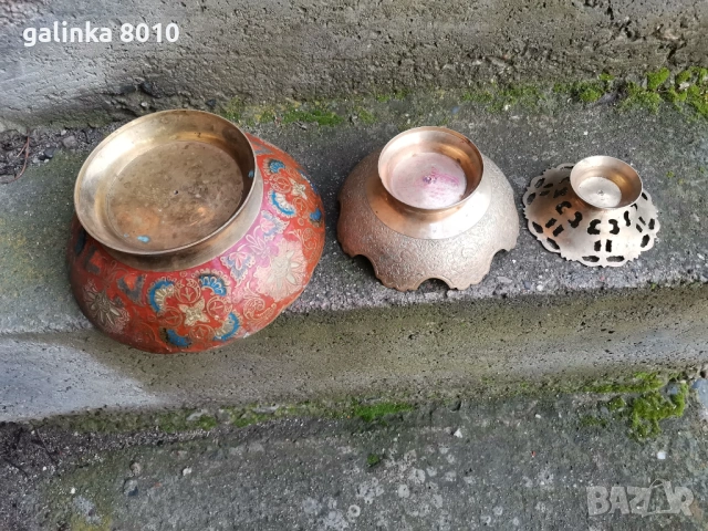 Стари бронзови съдове, снимка 5 - Антикварни и старинни предмети - 53486235