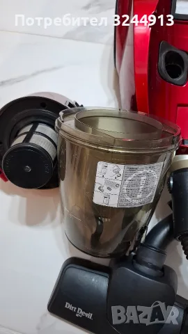 Мощна немска прахосмукачка DirtDevil 1800 вата , снимка 7 - Прахосмукачки - 56363596