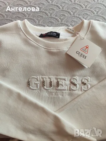 Блуза Guess размер М памук , снимка 2 - Блузи с дълъг ръкав и пуловери - 56394258
