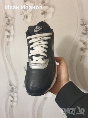 оригинални маратонки Nike Air Max 90 Black номер 42.5, снимка 9 - Маратонки - 42630010