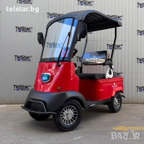 Електрическа четириколка GOLF-2 72V 23Ah 2-местна с покрив