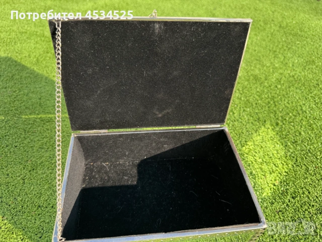 Огледална кутия за бижута – стил „Hollywood Regency“, снимка 5 - Антикварни и старинни предмети - 53752656