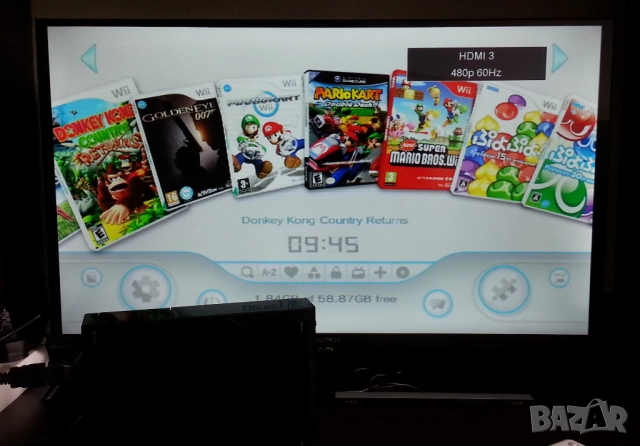 Ninendo Wii с вграден Arthrimus HDMI Mod №2+, снимка 7 - Nintendo конзоли - 52016438