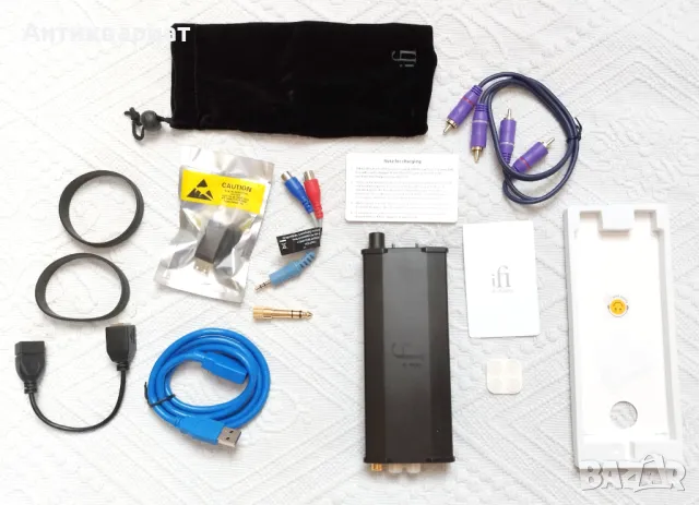 Преносим усилвател за слушалки и ДАК - iFi Micro iDSD Black Label, снимка 3 - Слушалки и портативни колонки - 47637444