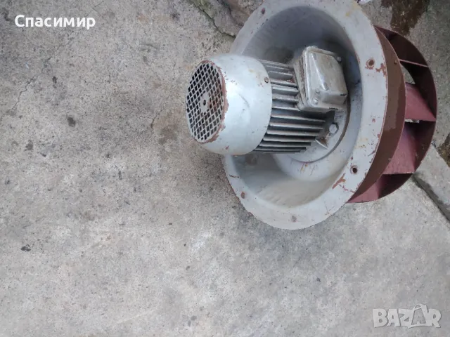 Вентилатор 0,37kw на 930об , снимка 4 - Електродвигатели - 47339803