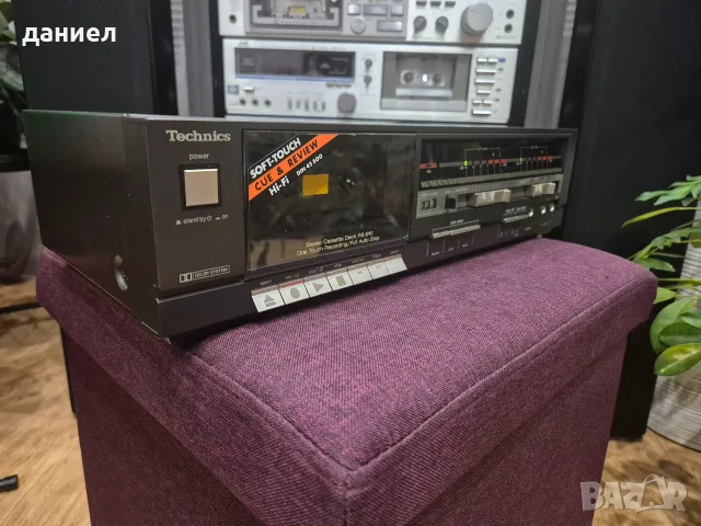 Много симпатичен японски касетен дек Technics RS-B10 с отличен външен вид - за ремонт или за части, снимка 3 - Декове - 56087567