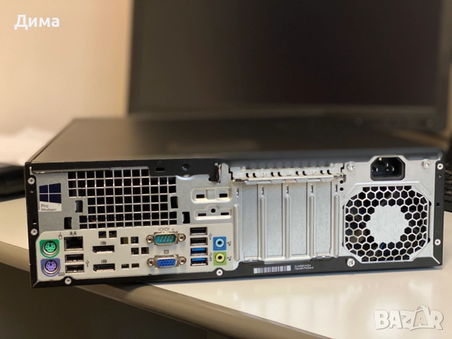 Компютър HP EliteDesk 800 G1 SFF, снимка 2 - Работни компютри - 52333747