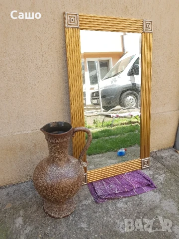 Керамична лава ваза голяма, снимка 4 - Антикварни и старинни предмети - 50671291