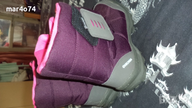 Продавам почти нови детски непромокаеми QUECHUA ботуши  -   38 номер, снимка 8 - Детски боти и ботуши - 52897388